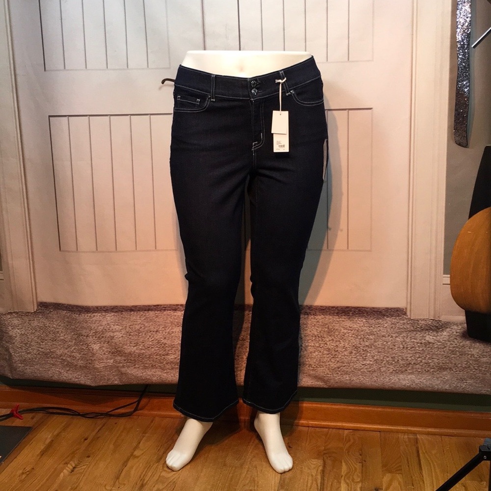 NWT LANE BRYANT ESSENTIAL STRETCH JEANS SIZE 16P